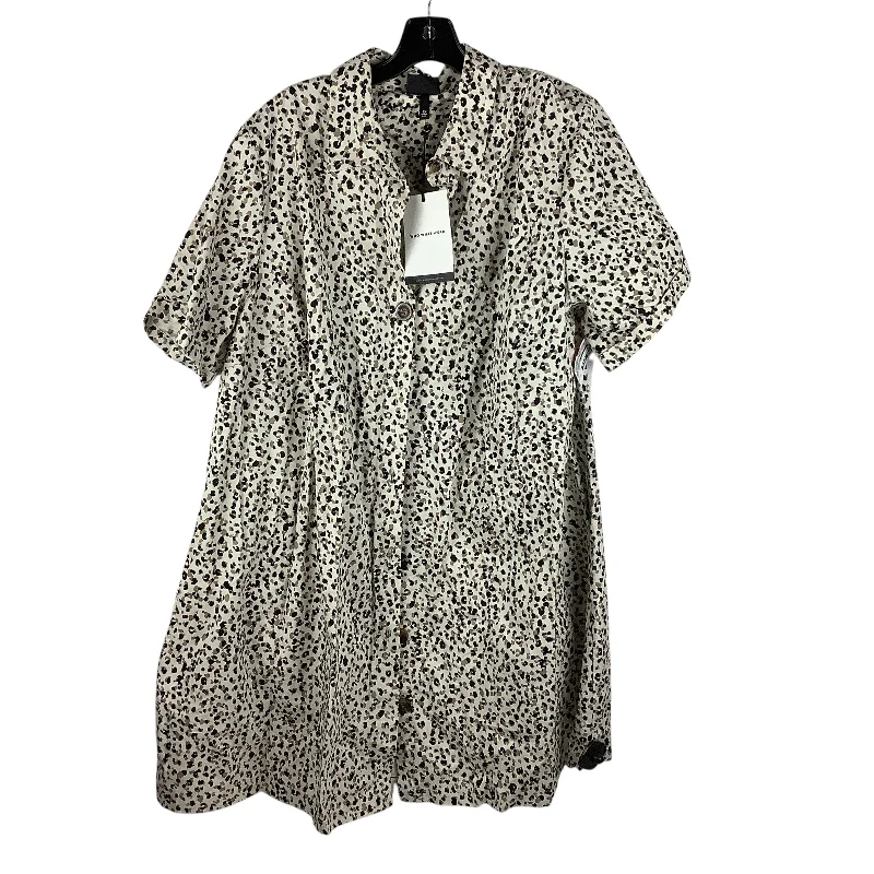 Daily Deals chic shift dressDress Casual Midi By Who What Wear In Animal Print, Size: 1x Daily Deals chic shift dressDress Casual Midi By Who What Wear In Animal Print, Size: 1x