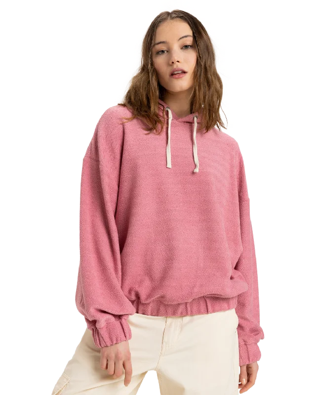 Stock Clearance Taste Of Sun Hoodie in Heather Rose