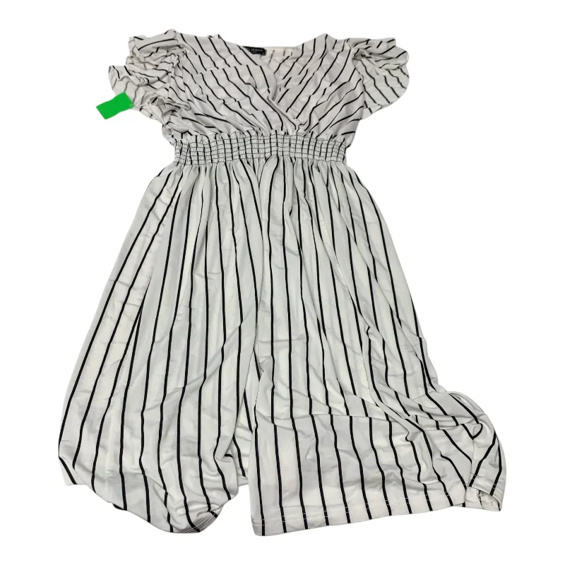 Price Reduction draped dressDress Casual Midi By Ann Morgan In Black & White, Size: 2x Price Reduction draped dressDress Casual Midi By Ann Morgan In Black & White, Size: 2x