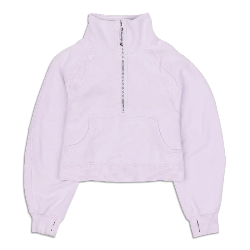 Super Savings Scuba Oversized Funnel Neck Half Zip