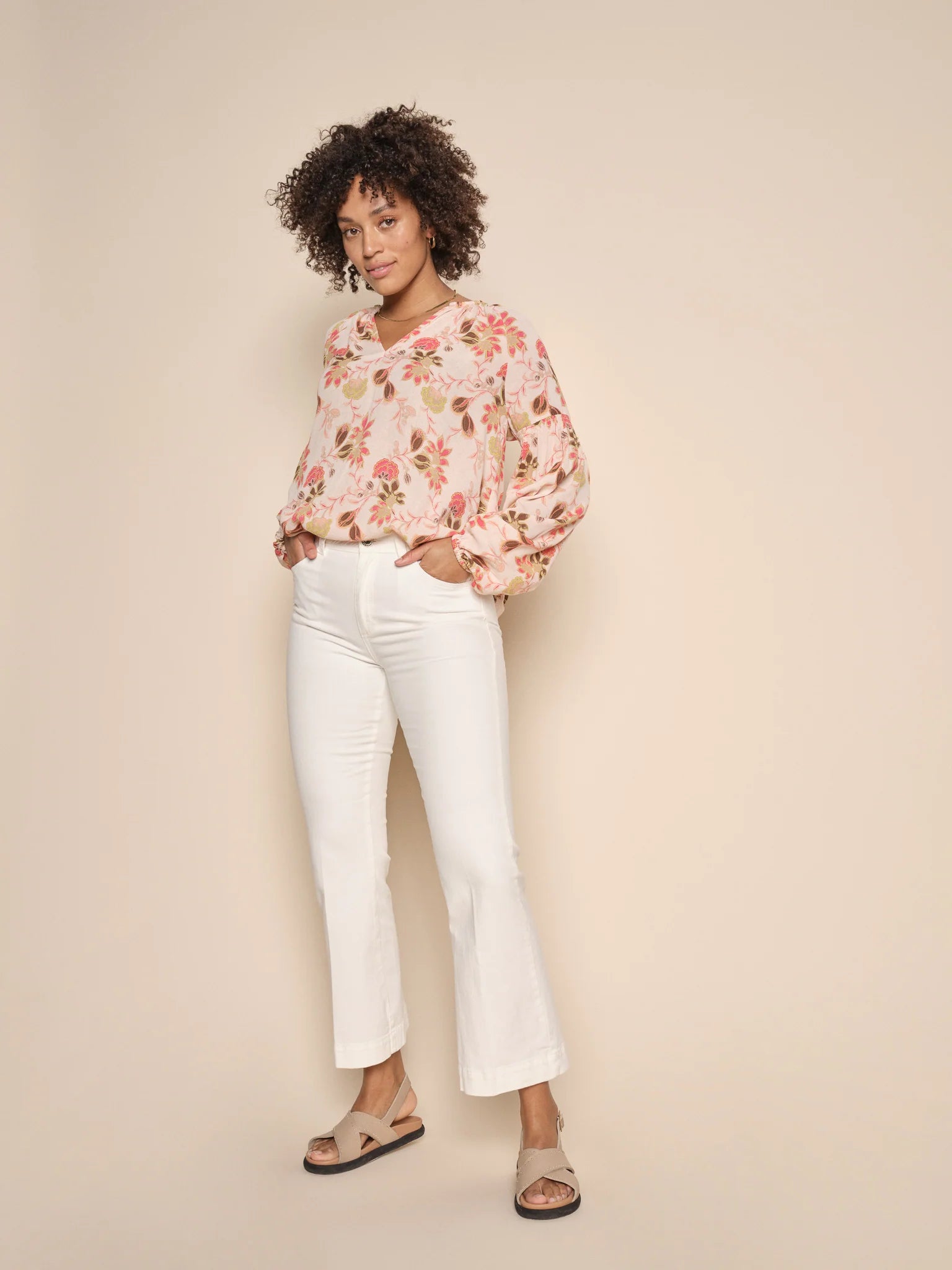 casual dressMos Mosh White Jessica Spring Pants