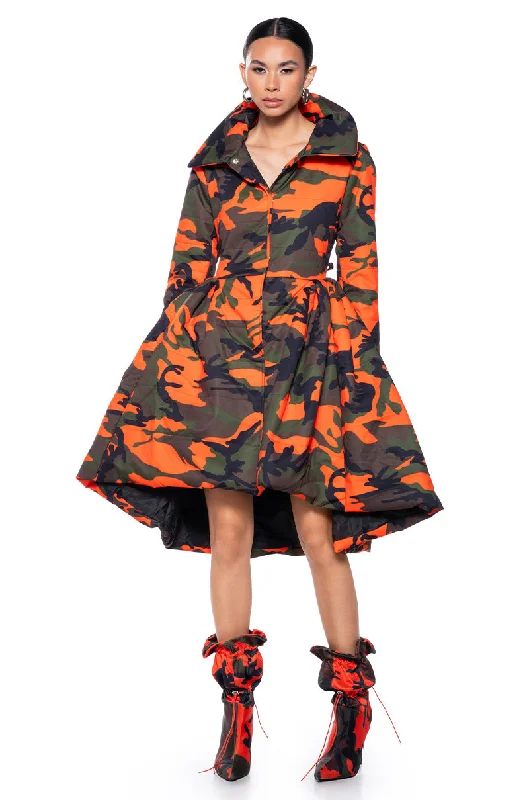 Bargain Prices classic jacketAZALEA WANG MIDTOWN PEPLUM PUFFER TRENCH