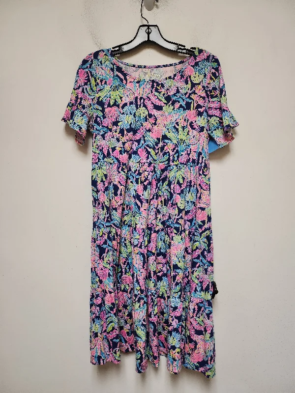 flowy evening dressDress Designer By Lilly Pulitzer In Multi-colored, Size: M