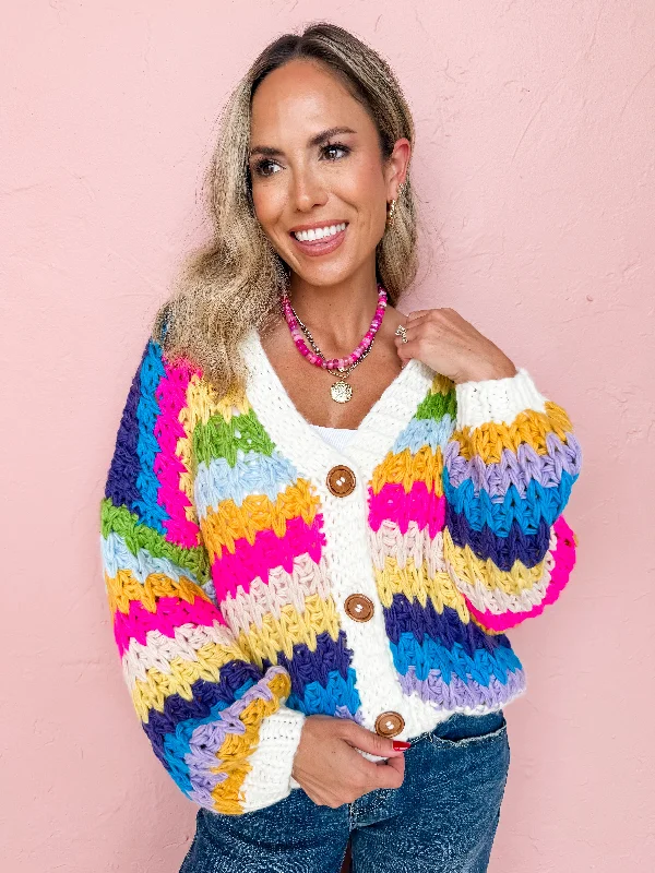 Markdowns oversized puffer coatBe Your Favorite Striped Cardigan