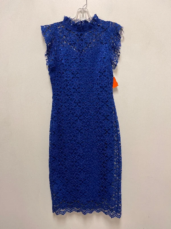 Incredible Offers fitted cocktail dressDress Casual Midi By Clothes Mentor In Blue, Size: S Incredible Offers fitted cocktail dressDress Casual Midi By Clothes Mentor In Blue, Size: S