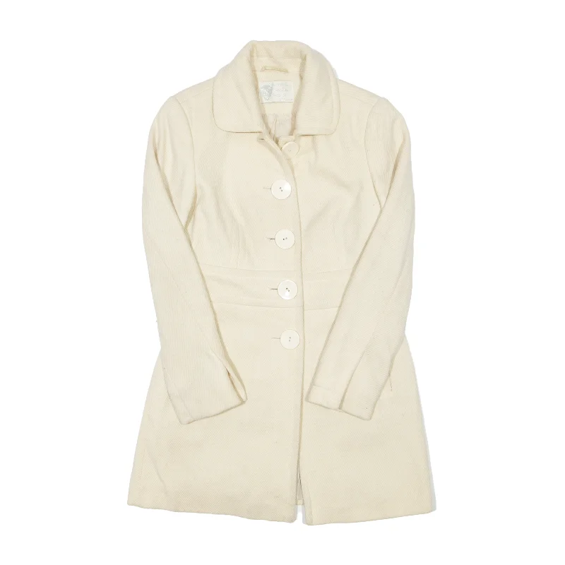 Online Specials high-quality coatYESSICA Overcoat Jacket Cream Womens UK 10