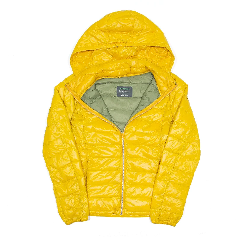 urban coatBENETTON Puffer Jacket Yellow Womens S