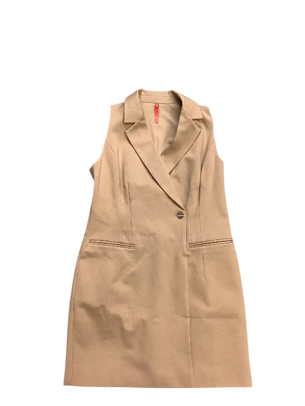 Sneak Peek Sale satin dressDress Work By Spanx In Brown, Size: S