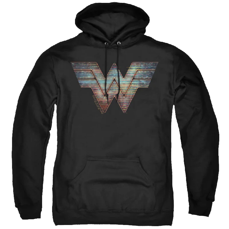 comfortable fleece hoodieWonder Woman 1984 Static Logo - Pullover Hoodie