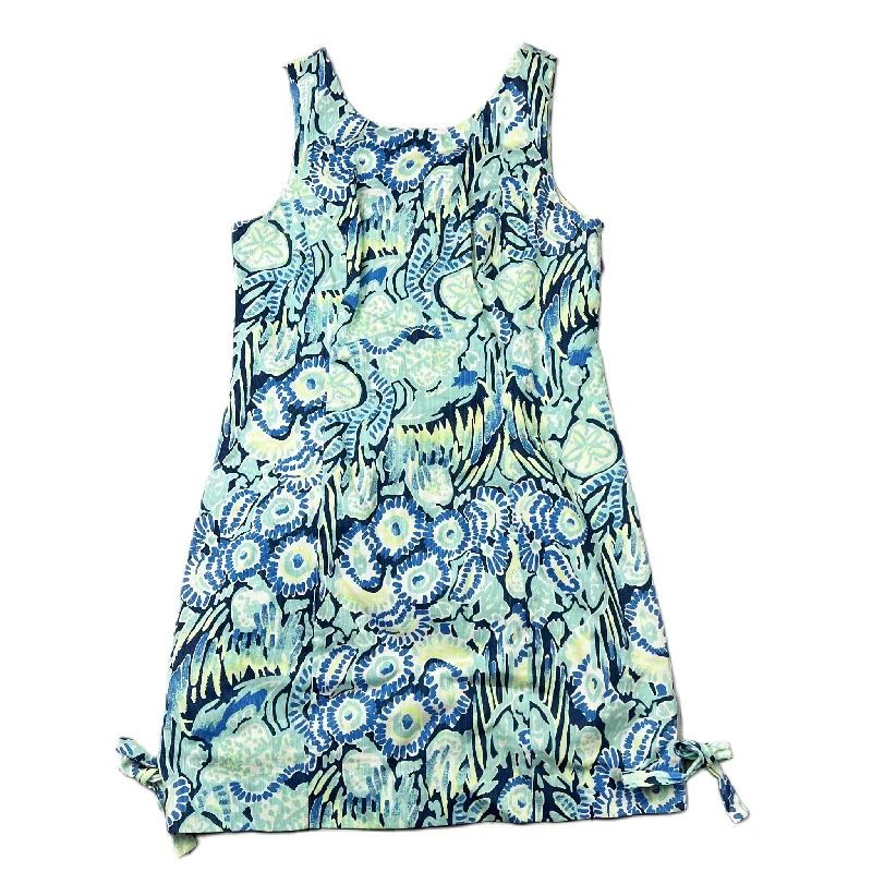 Year-End Clearance stylish party dressBlue & Green Dress Designer By Lilly Pulitzer, Size: S