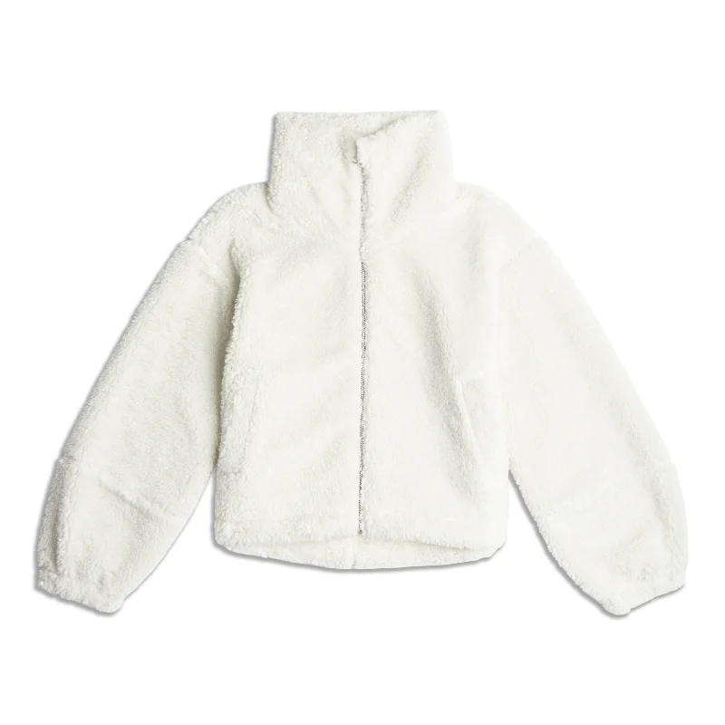 Super Deal Cinchable Fleece Zip Up - Resale