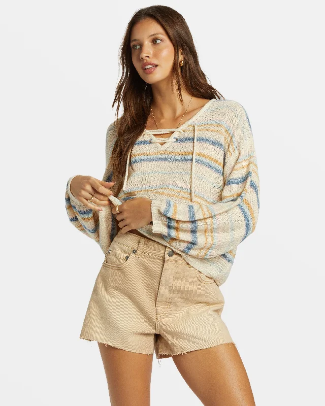Crazy Deals So Sweet Pullover Sweater - Dusk Blue