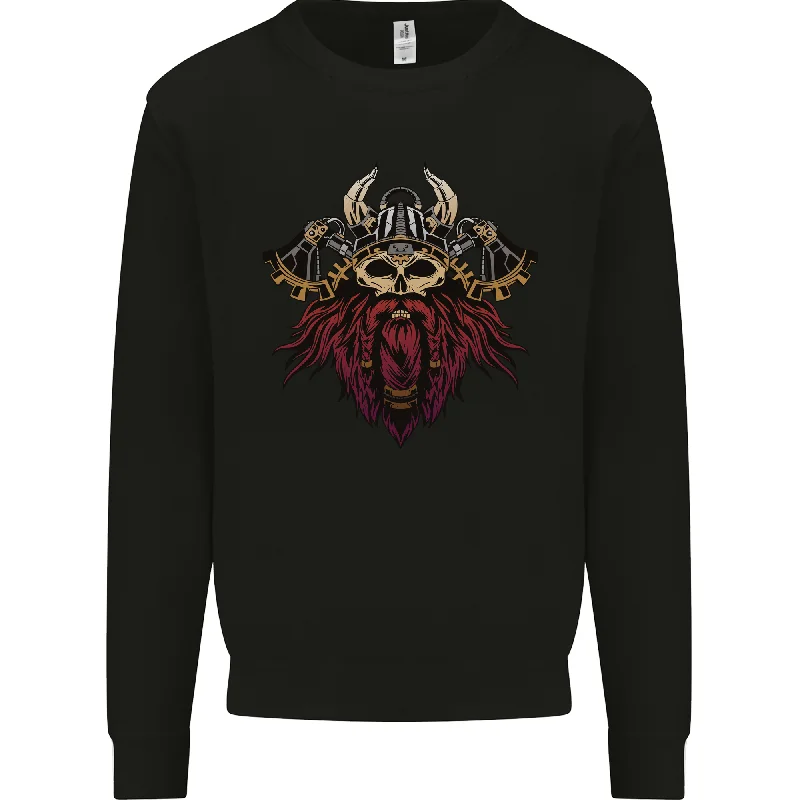 loose fit athletic hoodieA Steampunk Viking Mens Sweatshirt Jumper