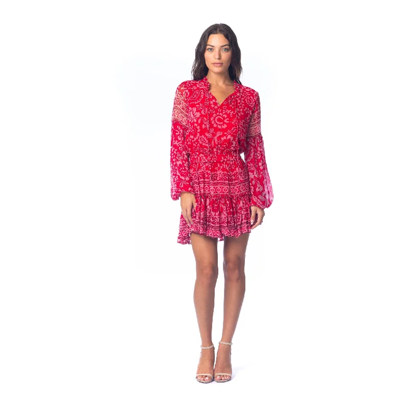 boho dressEliza Fuchsia Dress