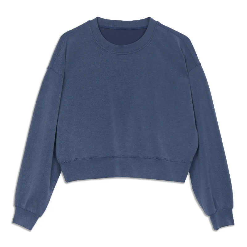 Clearance Event Perfectly Oversized Cropped Crew