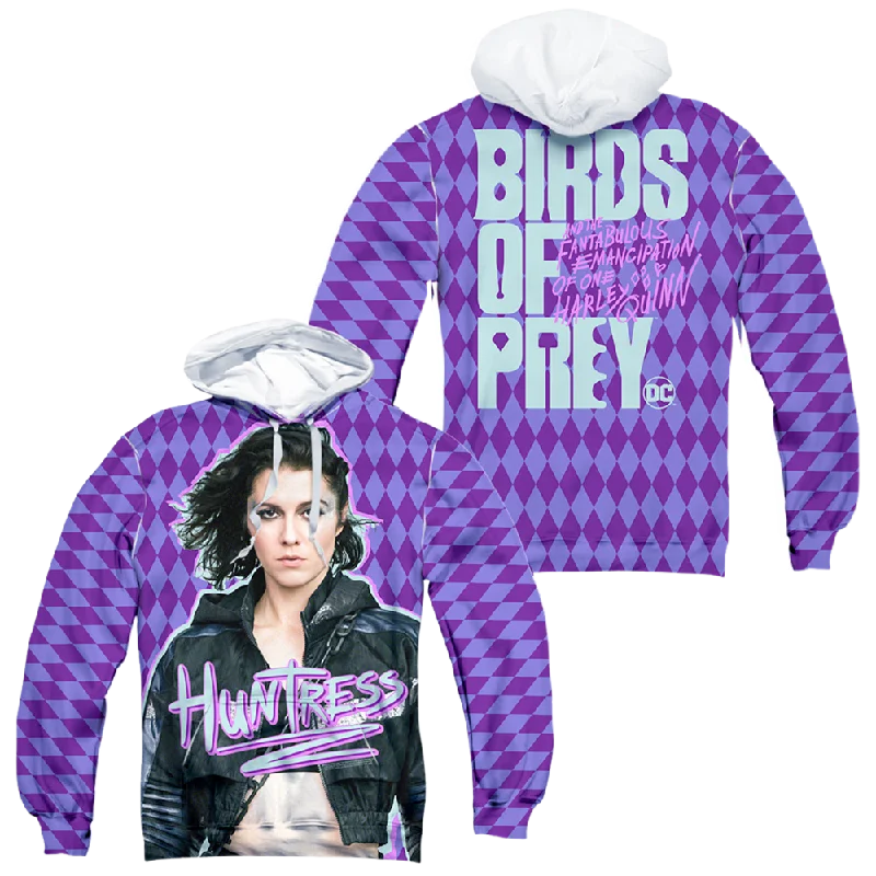 oversized pullover hoodieBirds of Prey Huntress (Front/Back Print) - All-Over Print Pullover Hoodie