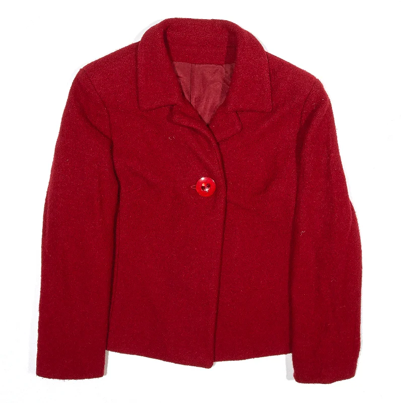 stylish raincoatBlazer Jacket Red Womens M