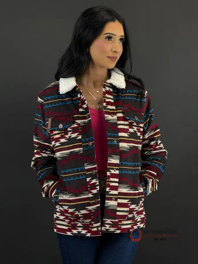 Major Savings Cinch Womens Multi Color Sherpa Button Up
