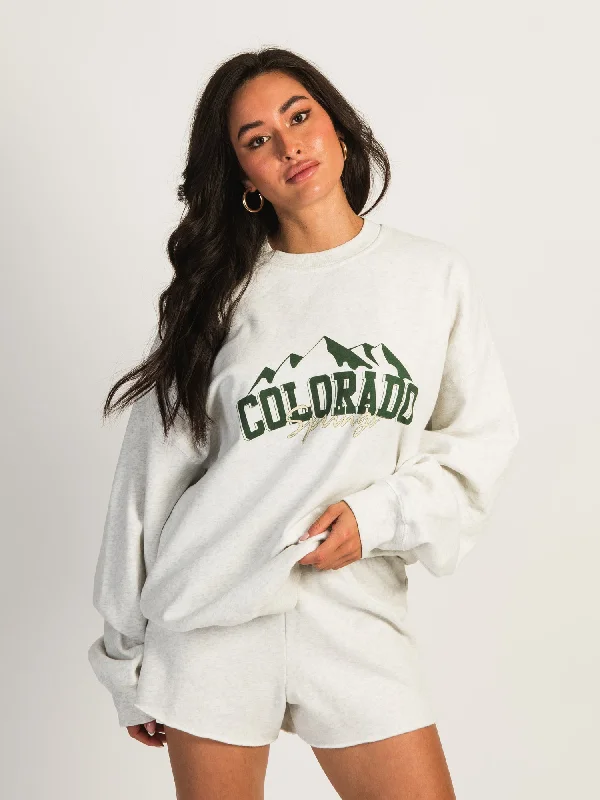 Price Cut HARLOW MICHELLE PRINT CREWNECK - COLORADO