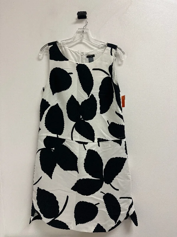 Bargain Prices chic slip dressDress Work By Ann Taylor In Black & White, Size: M