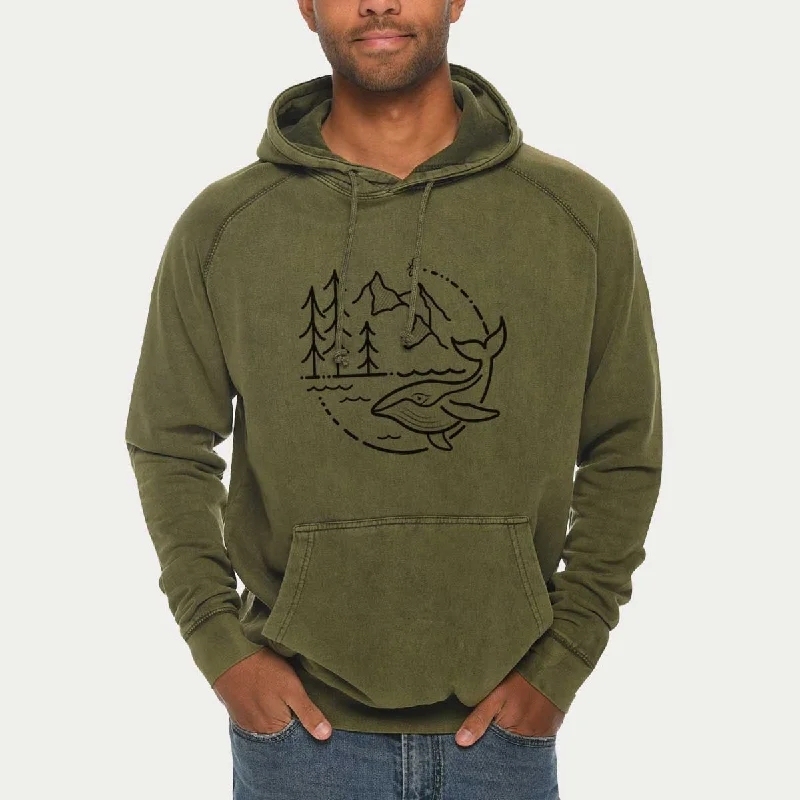 retro sports hoodieIt's All Connected  - Mid-Weight Unisex Vintage 100% Cotton Hoodie