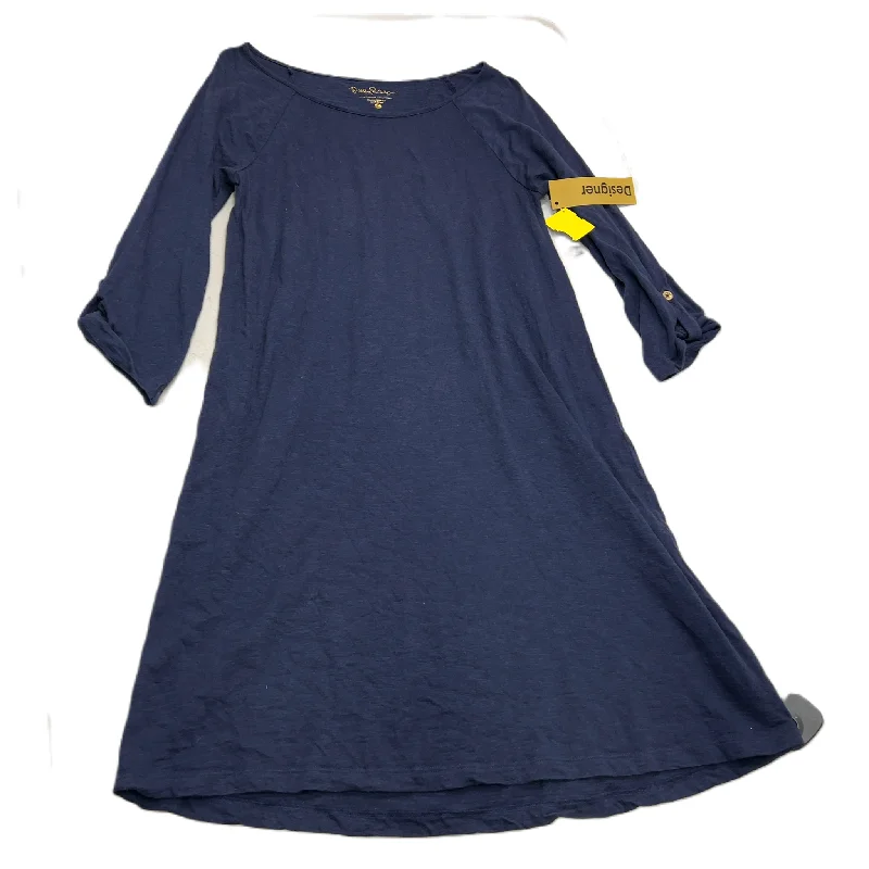 Bonus Savings long-sleeve floral dressNavy  Dress Designer By Lilly Pulitzer  Size: S