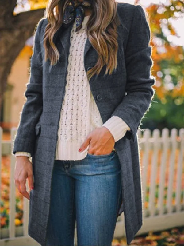 Clearance Items fashion-forward coatLoose Long Sleeve Vintage Jacket