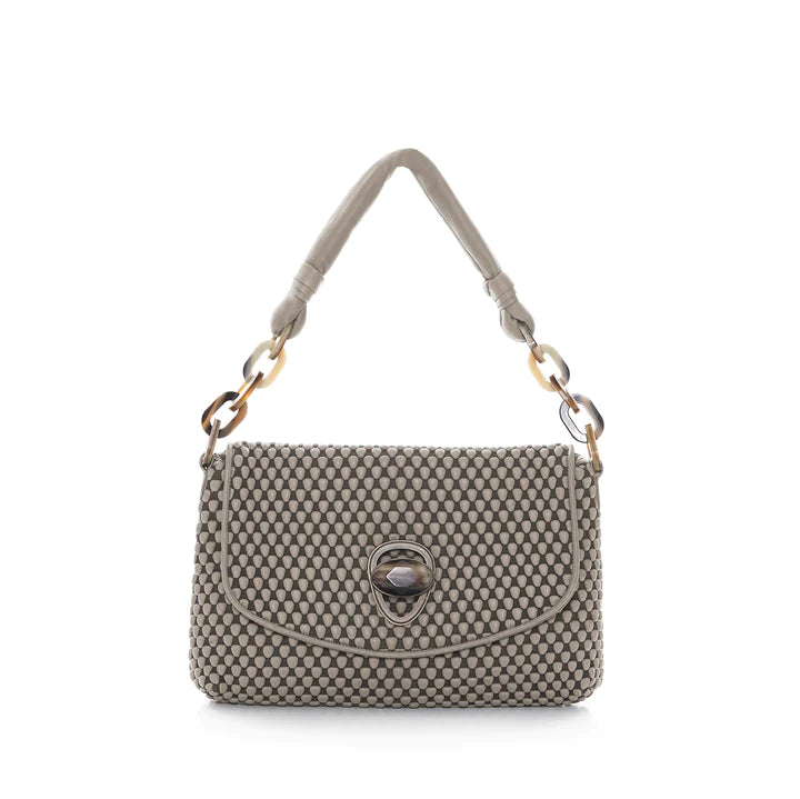 printed dressTissa Fontaneda Celebrity Light Grey Handbag