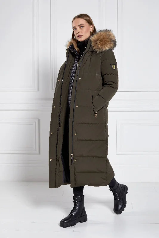 Now or Never relaxed fit coatColorado Down Coat (Khaki)
