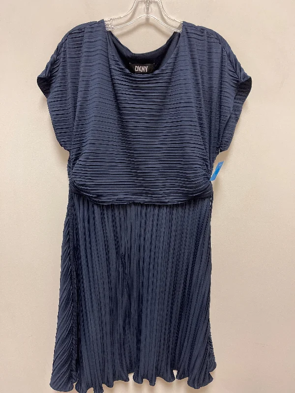 Super Sale casual shift dressDress Casual Midi By Dkny In Navy, Size: Xl