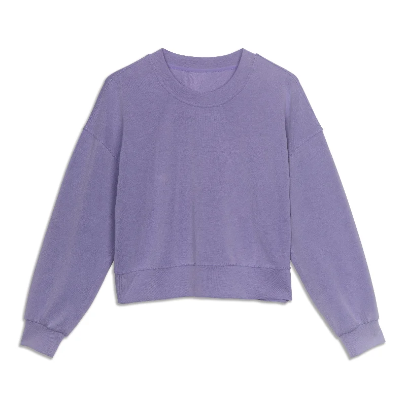 Buy More, Save More Softstreme Perfectly Oversized Cropped Crew - Resale