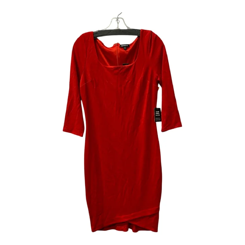 Shop and Save trendy mini dressDress Casual Short By Express In Red, Size:S