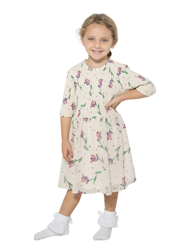 relaxed fit dressCheribelle Smocked Top Tulip Dress