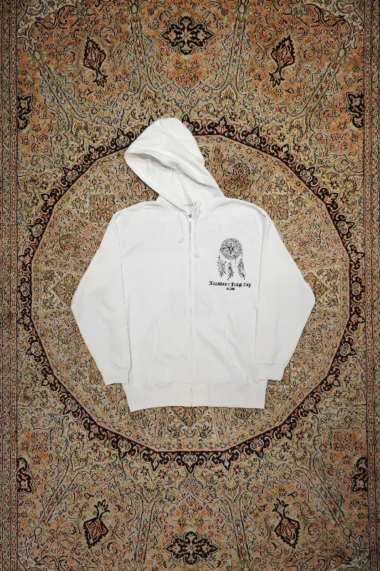 Children of the discordance EMBROIDERY ZIP UP HOODIE (WH FEATHER)