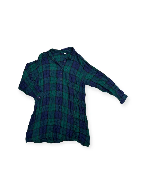 Special Savings structured dressDress Casual Short By Old Navy In Blue & Green, Size: 2x Special Savings structured dressDress Casual Short By Old Navy In Blue & Green, Size: 2x