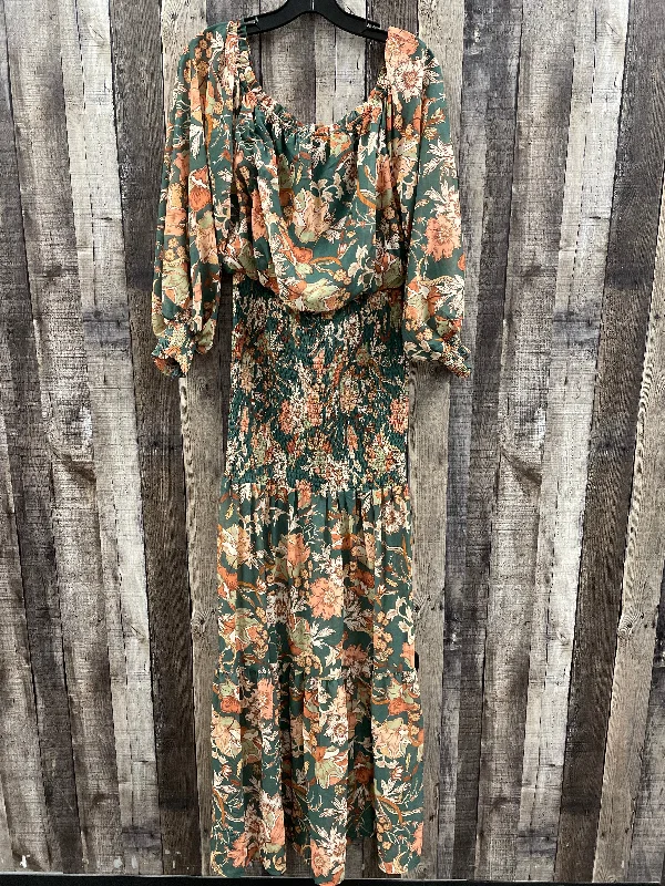 evening dressDress Casual Maxi By Flying Tomato In Floral Print, Size: L