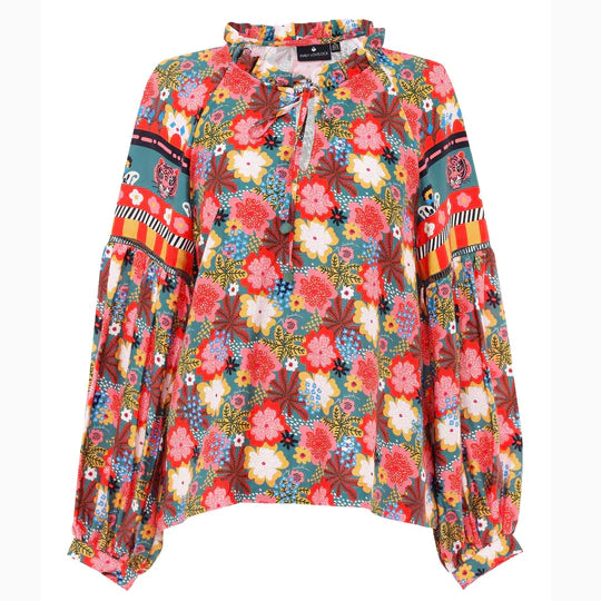 layered dressEmily Lovelock Multi Coloured Tencel Top