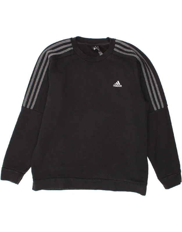 Major Savings ADIDAS Mens Sweatshirt Jumper Large Black Cotton