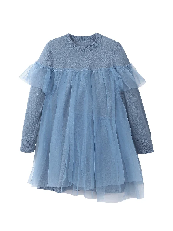 summer floral dressJNBY Kids Knit Tulle Dress