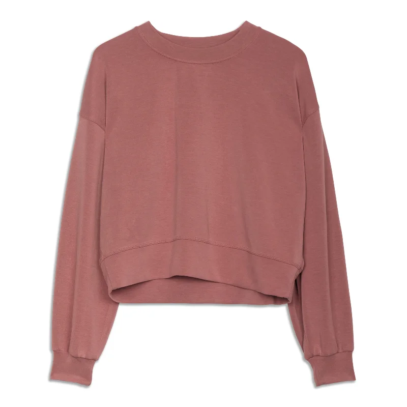 Limited Time Offer Perfectly Oversized Crop Crew