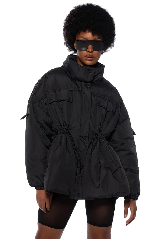 Fantastic Deals lightweight coatCLASSIC CINCHED WAIST PUFFER JACKET