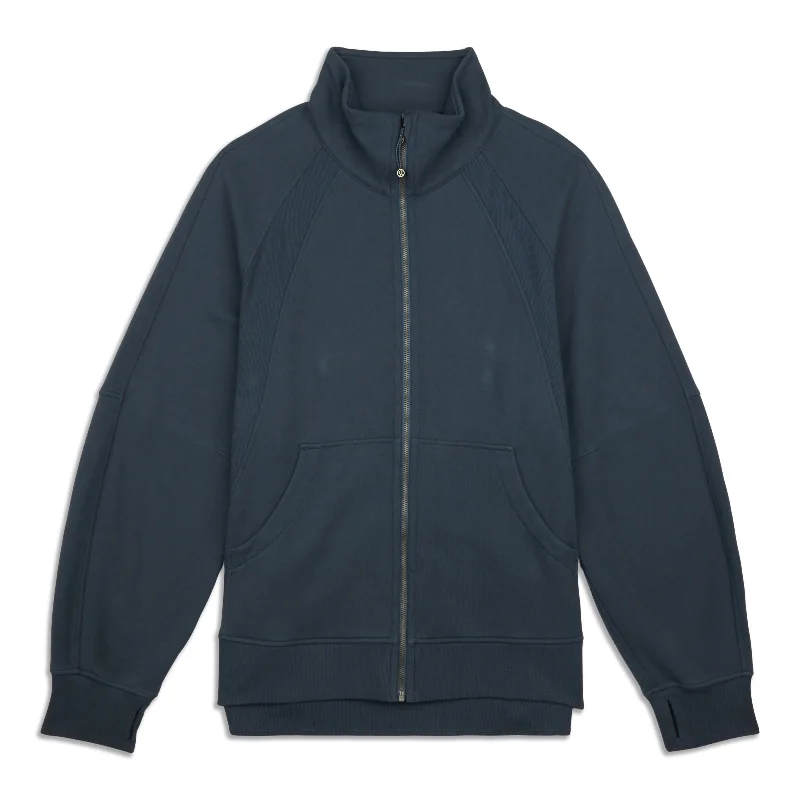 Savings Bonanza Scuba Oversized Funnel-Neck Full Zip - Resale