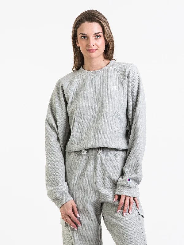 Extra Savings CHAMPION RIB CINCH-BOTTOM CREW - CLEARANCE