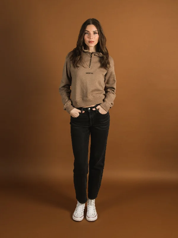 Big Discounts TENTREE 1/2 ZIP EMBROIDERED LOGO FLEECE  - CLEARANCE
