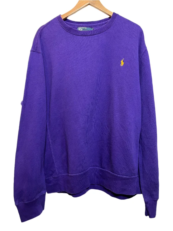 minimalistic workout hoodiePolo Ralph Lauren Mens Purple Sweatshirt (Size XL)