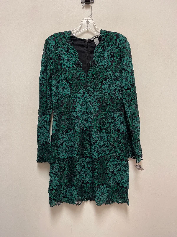 The Best Prices knit dressDress Casual Short By H&m In Black & Green, Size: M
