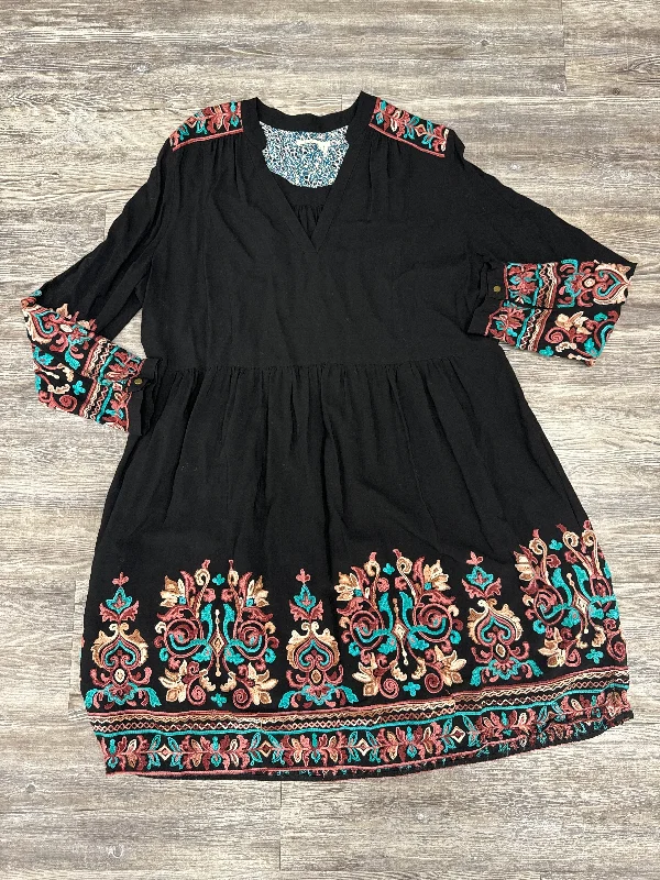 Amazing Deals silk dressDress Casual Short By Floreat In Black, Size: Xl