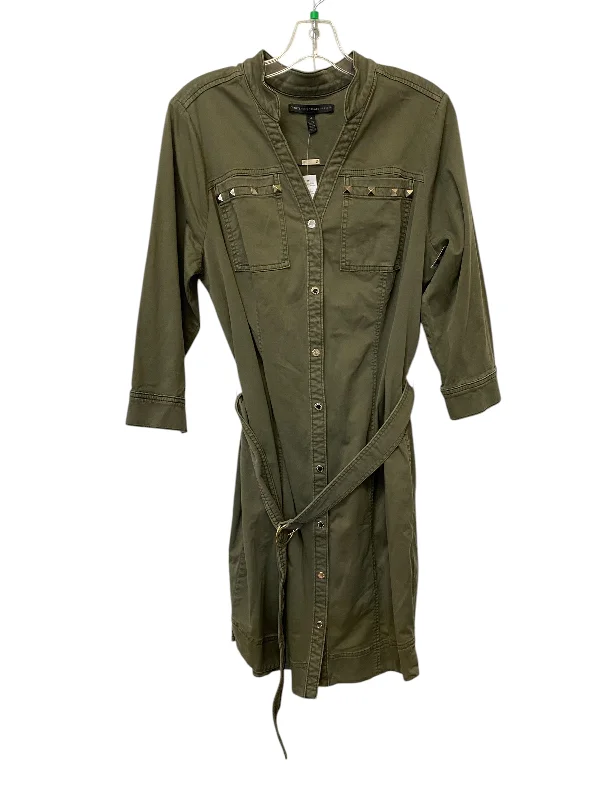 Special Price floral wrap dressDress Casual Midi By White House Black Market In Green, Size: 14