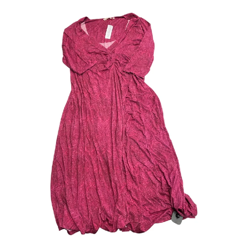 Final Markdown casual day dressDress Casual Midi By Soft Surroundings In Pink, Size: 3x Final Markdown casual day dressDress Casual Midi By Soft Surroundings In Pink, Size: 3x