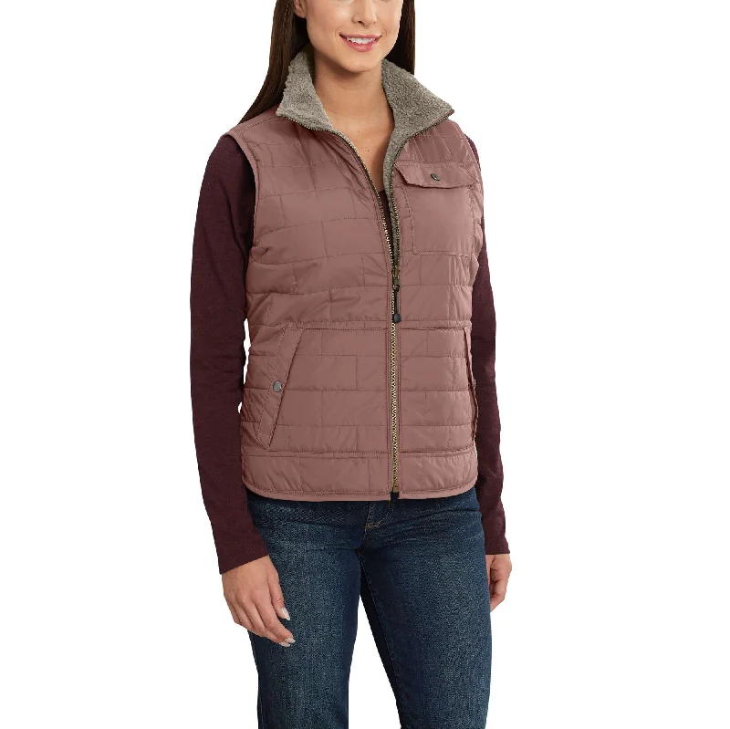 insulated jacketAmoret Reversible Sherpa-Lined Vest